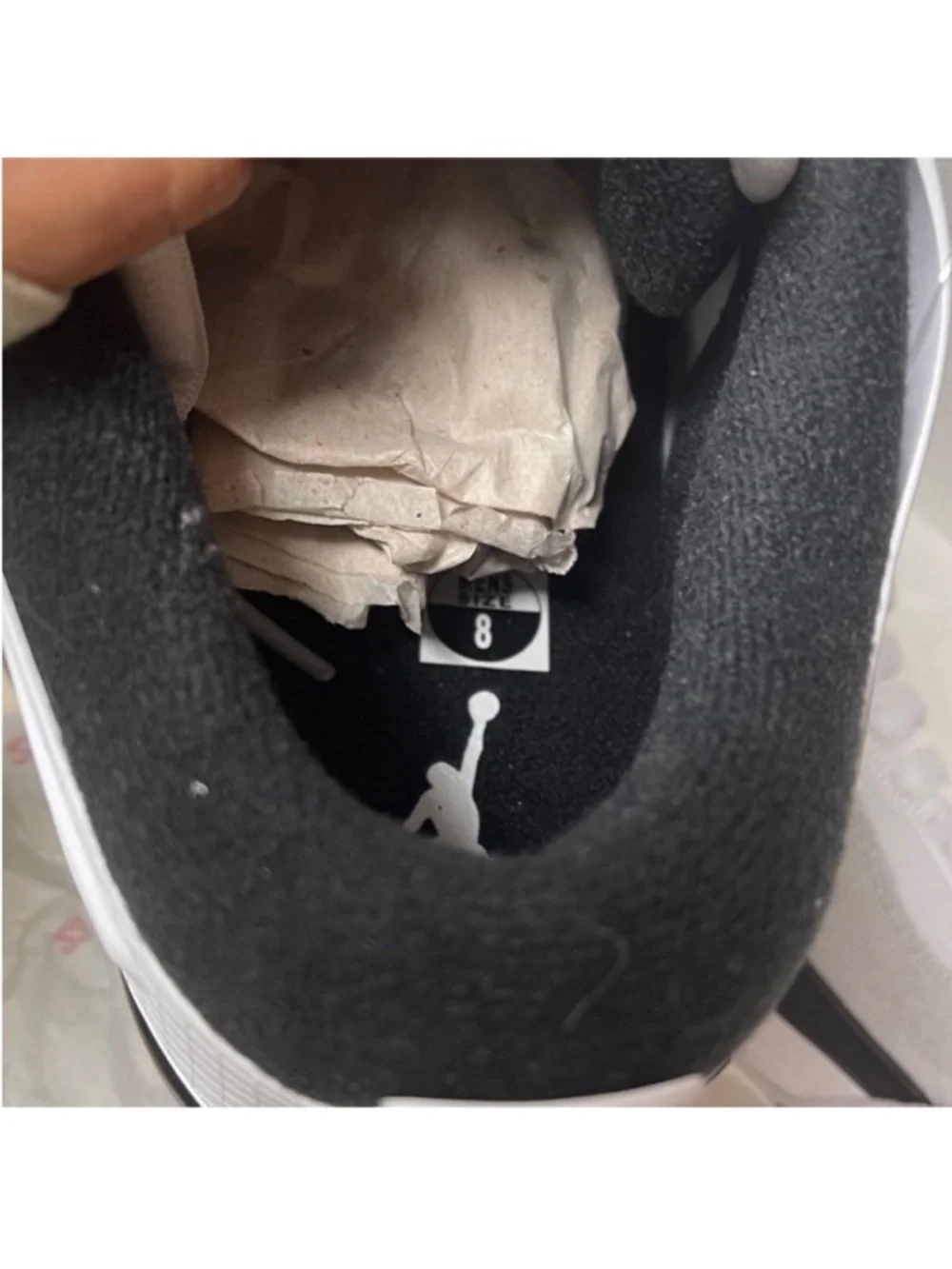 Air Jordan IV 4 RM RESTOMOD Genuine leather upper Max Air cushioning Size 8